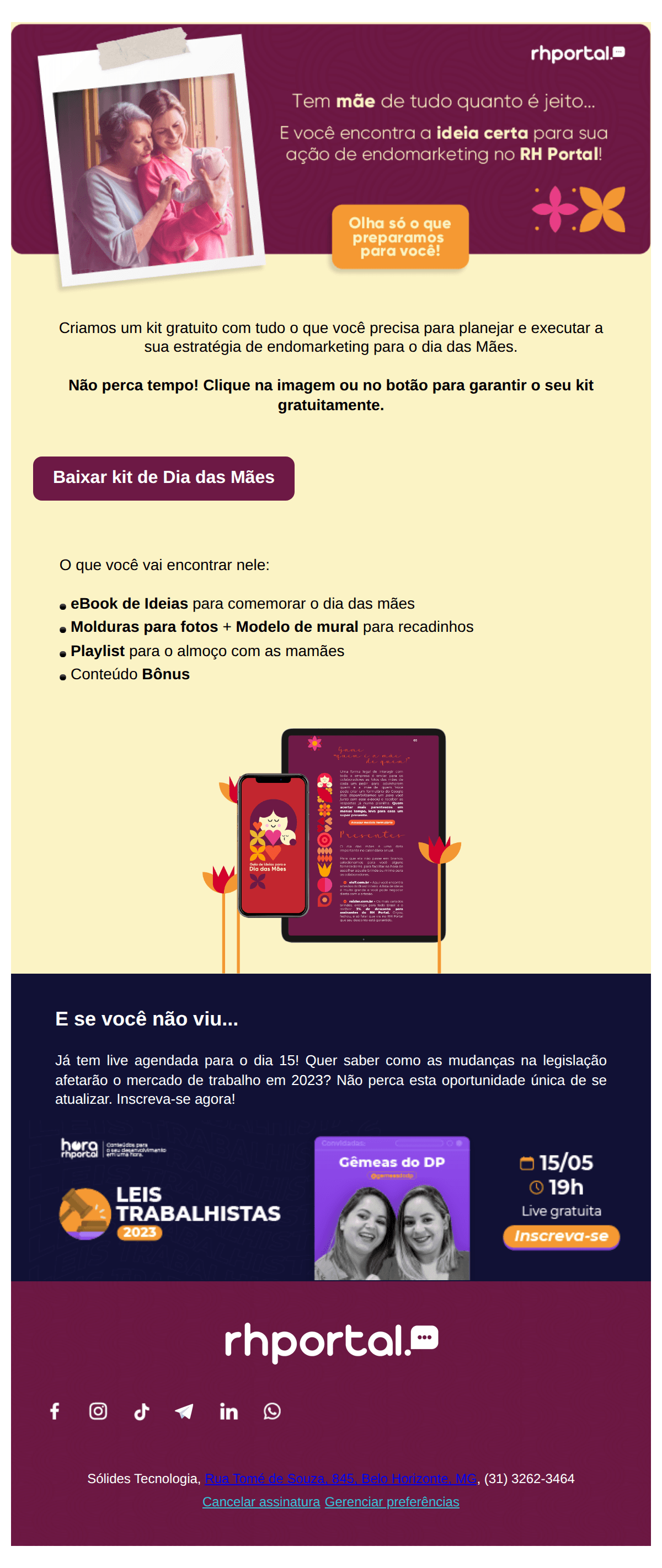 Solides: Novo Material no RH Portal - Abra e confira! 👀