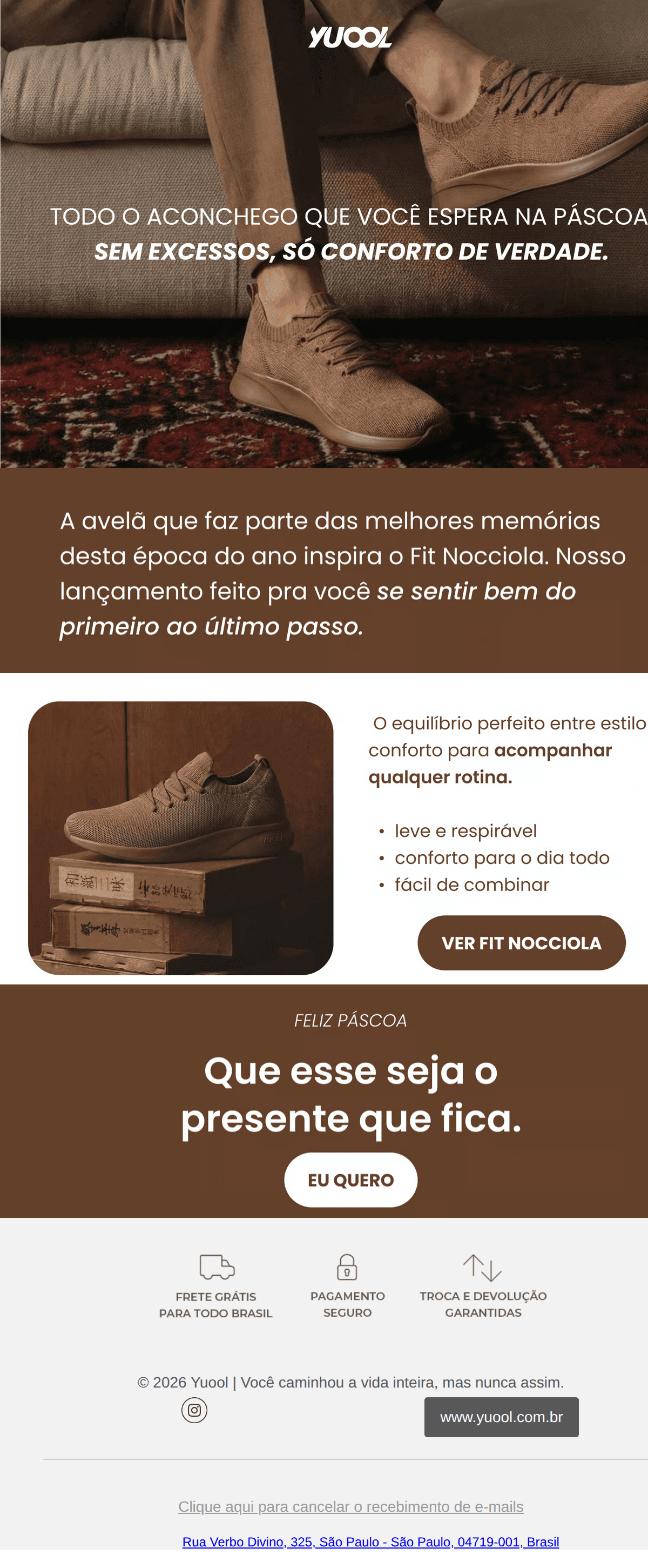 Yuool: A cor da Páscoa chegou por aqui 🤎