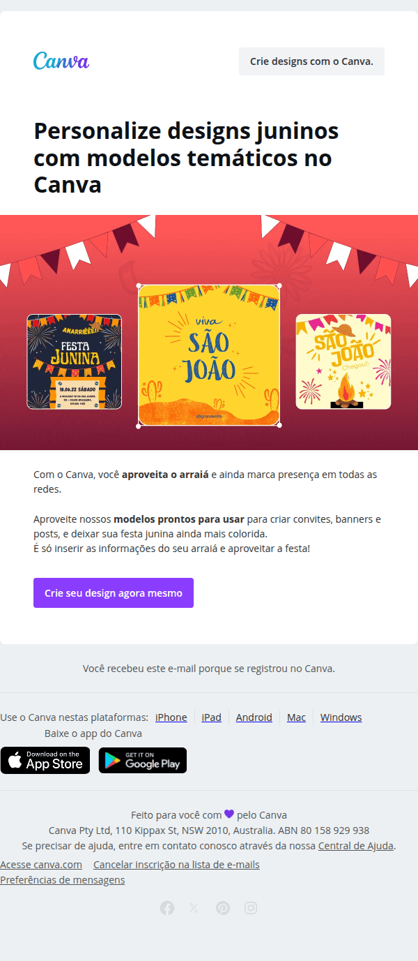 Canva: O arraiá do Canva tá bom demais, sô!