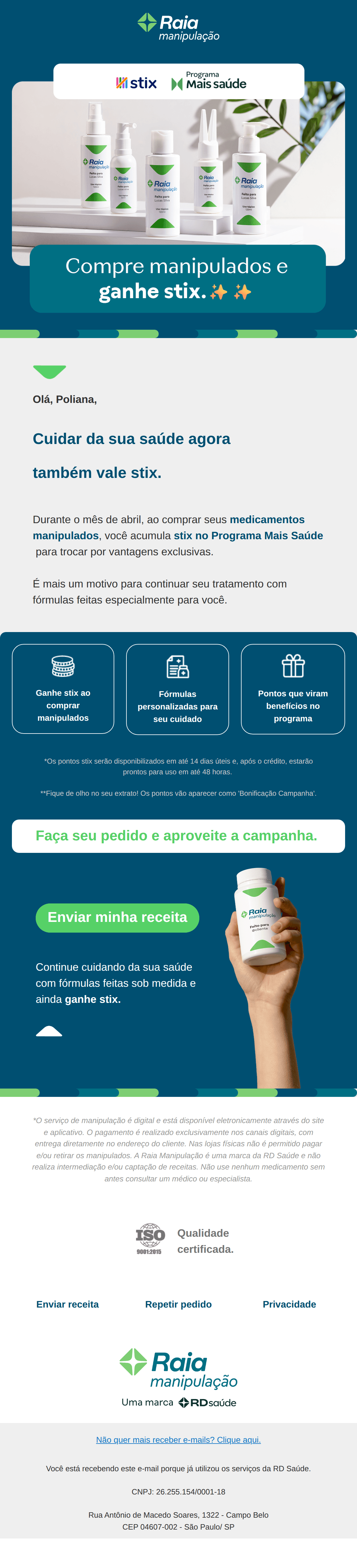 Raia: Manipulados que valem stix