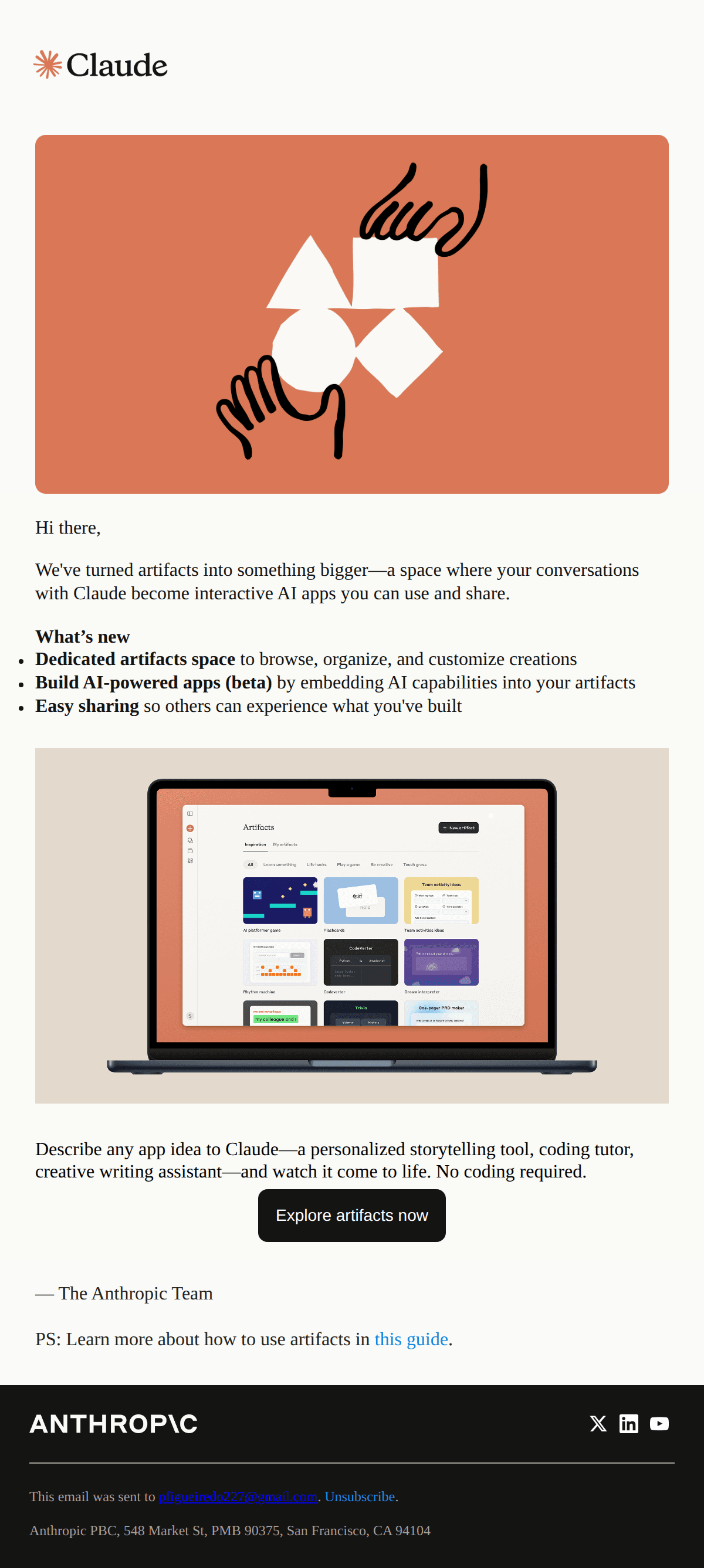 Anthropic: Turn your ideas into AI-powered apps