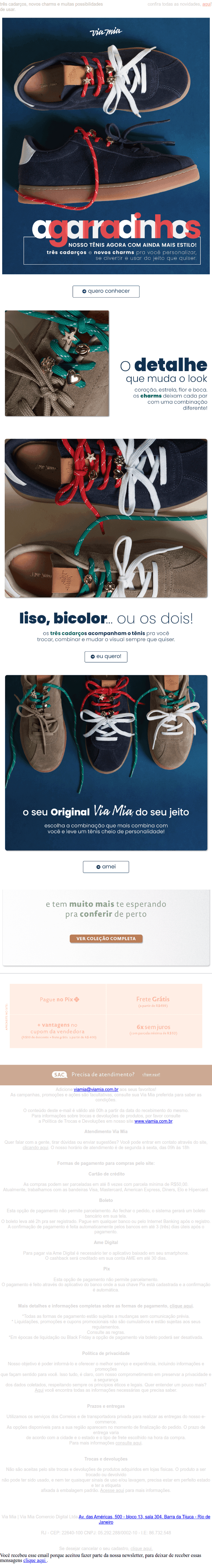 Via mia: o detalhe que faltava no seu tênis!