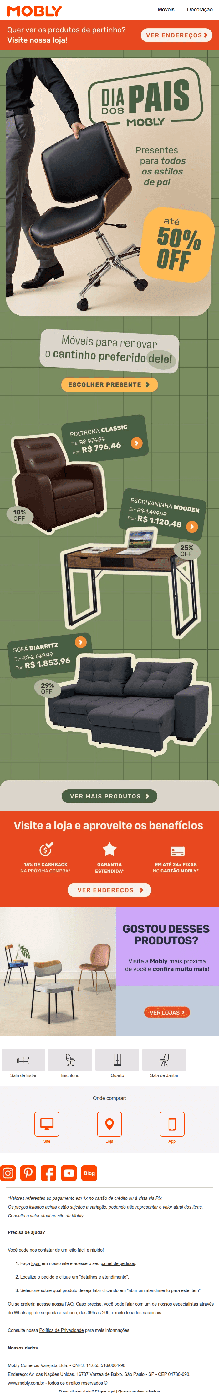 Mobly: Quer ver o presente do seu pai de pertinho? 👀