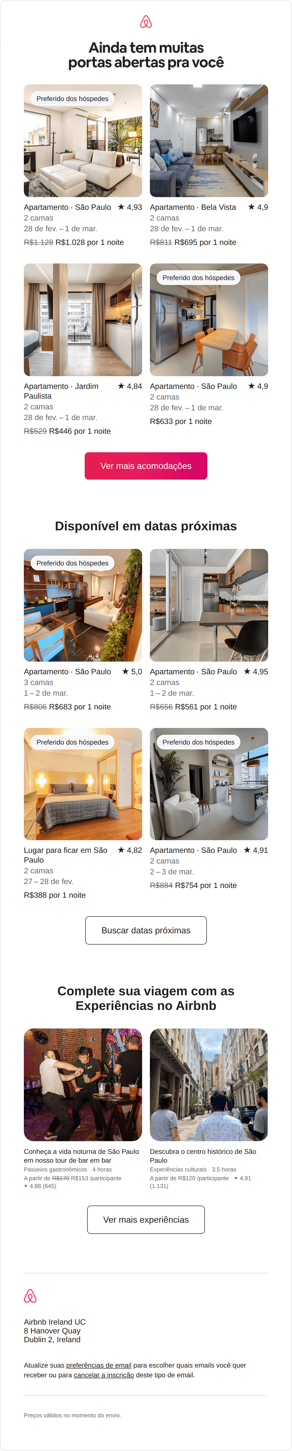 Airbnb: São Paulo: acomodações imperdíveis aqui