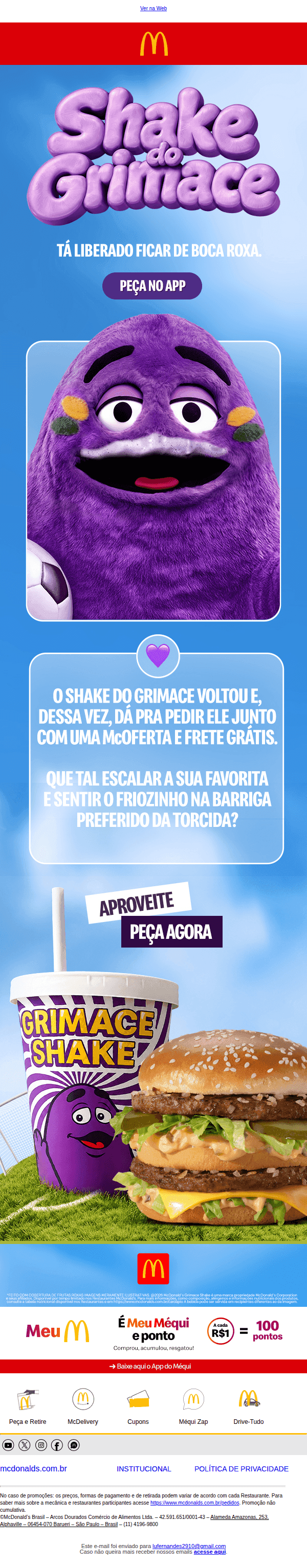 Mcdonalds: Luiza , McOfertas de deixar a Boca Roxa!