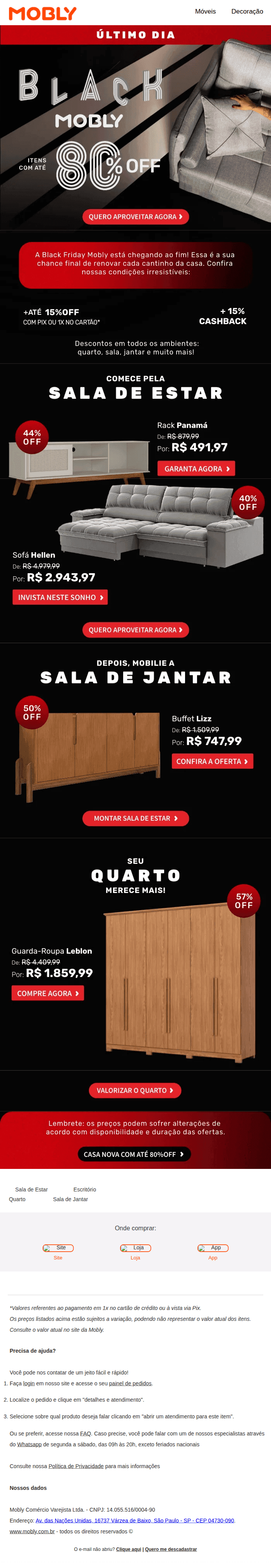 Mobly: A Black Mobly tá acabando… Corre! 👀