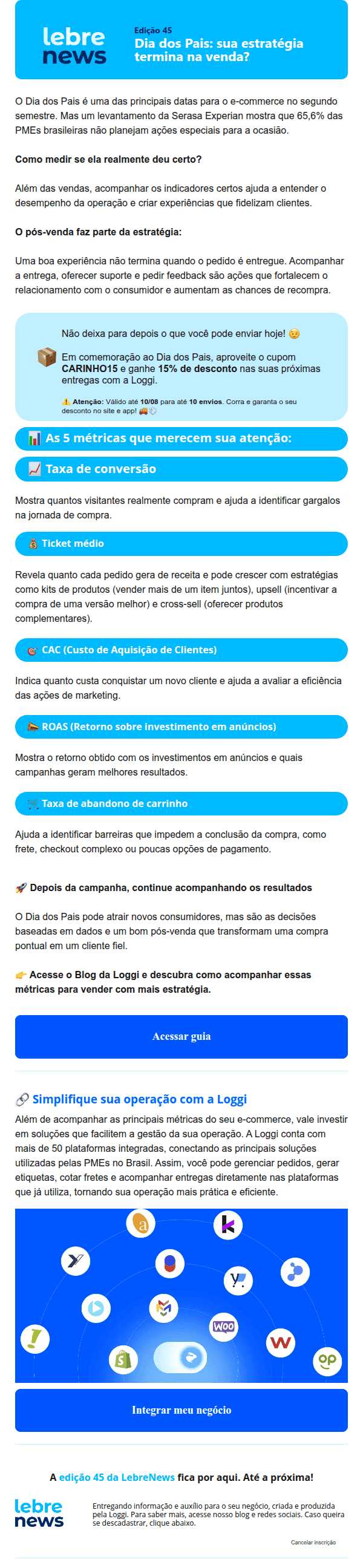 Loggi: Dia dos Pais: sua estratégia termina na venda?