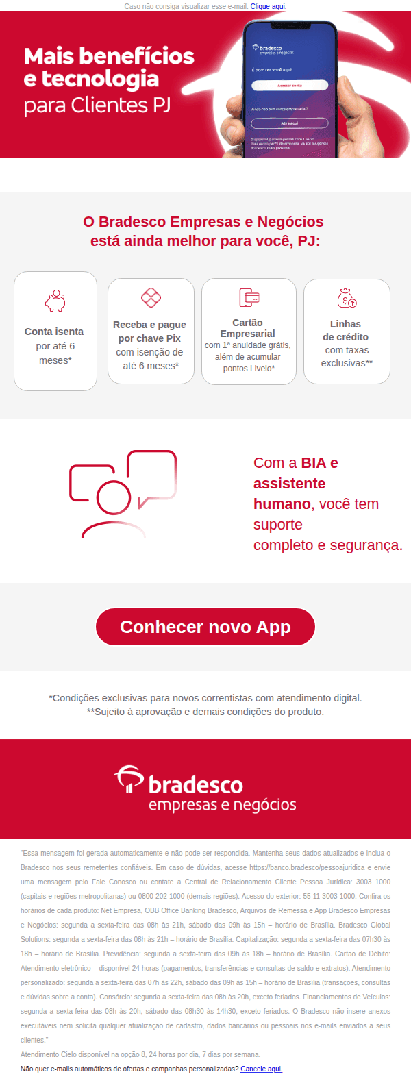 Bradesco: PJ: conheça o novo app Bradesco