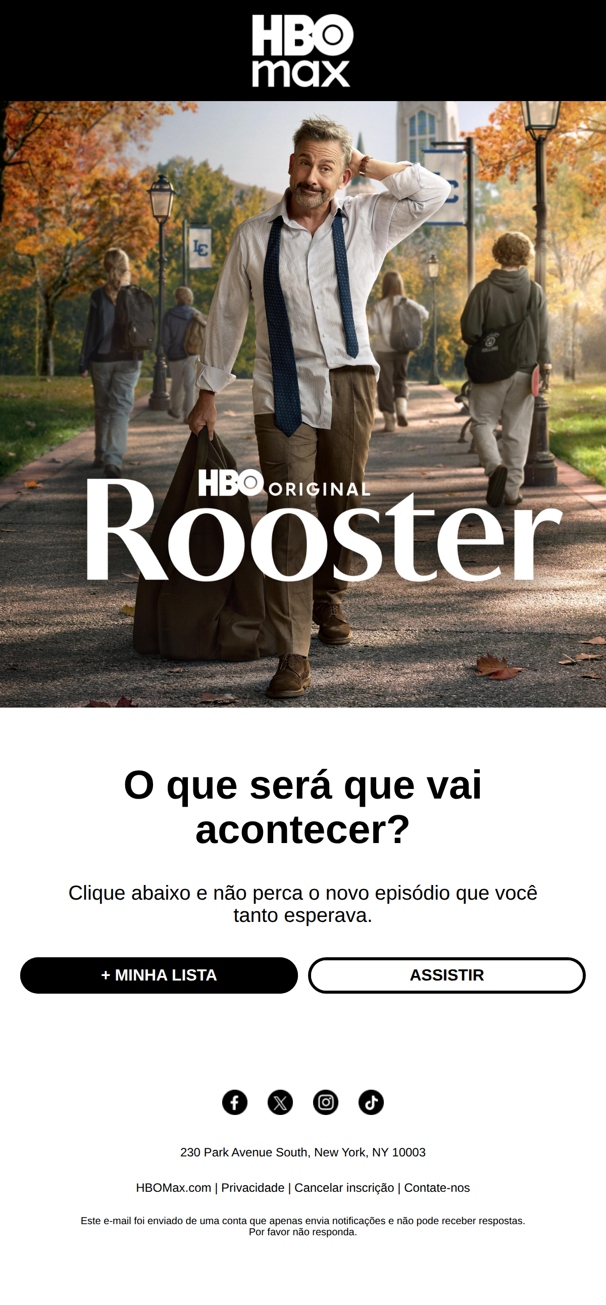 HBO Max: Tem novo episódio de ROOSTER!