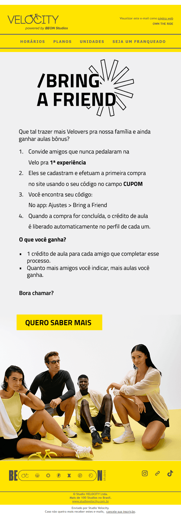 Velocity: Celebre o Dia do Amigo na bike 🚴‍♂️💛