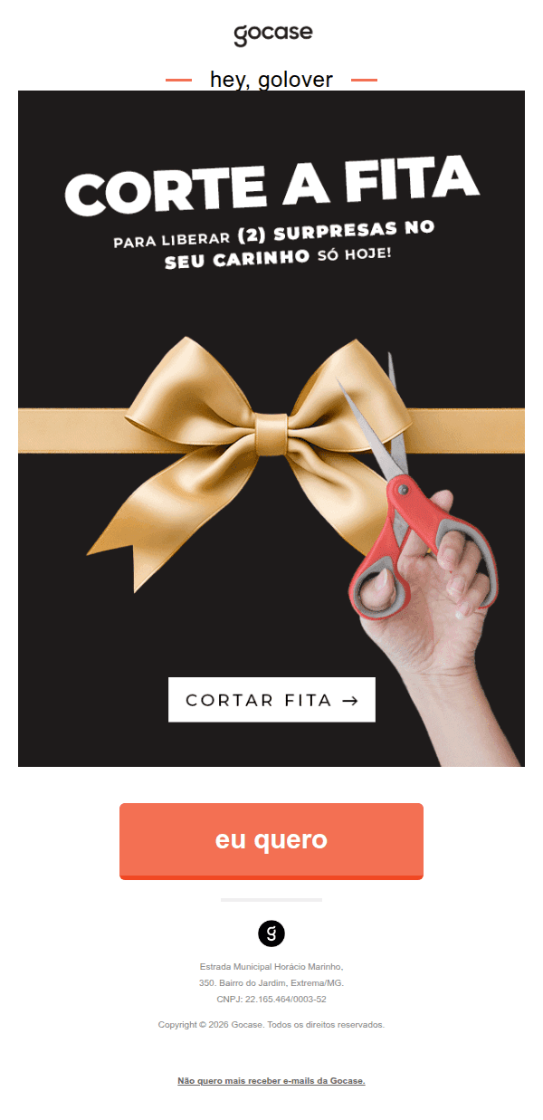 Gocase: ⚠️ Você tem (1) atualização pendente
