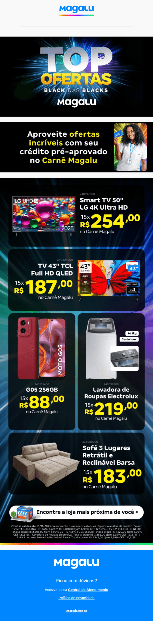Magalu: Chegou o Top Ofertas Magalu! 🏆