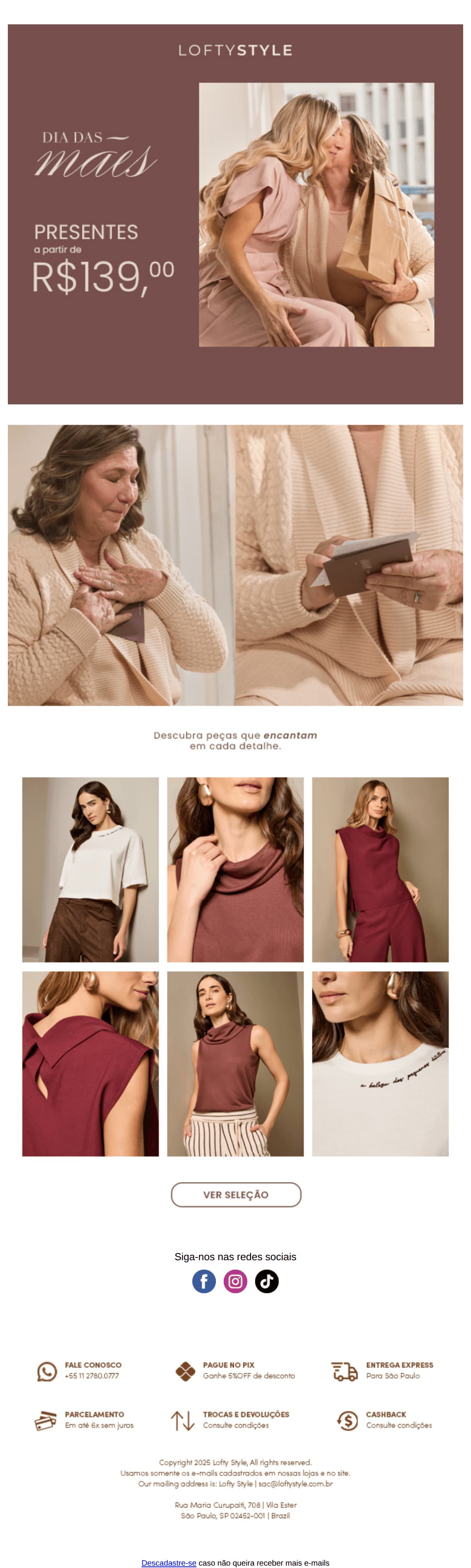 Lofty style: Dia das Mães a partir de R$139