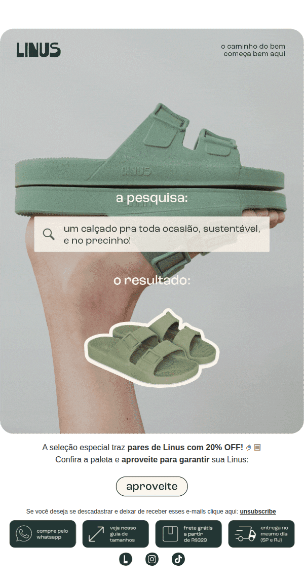 Linus: 🔎 a resposta da sua pesquisa tá aqui: