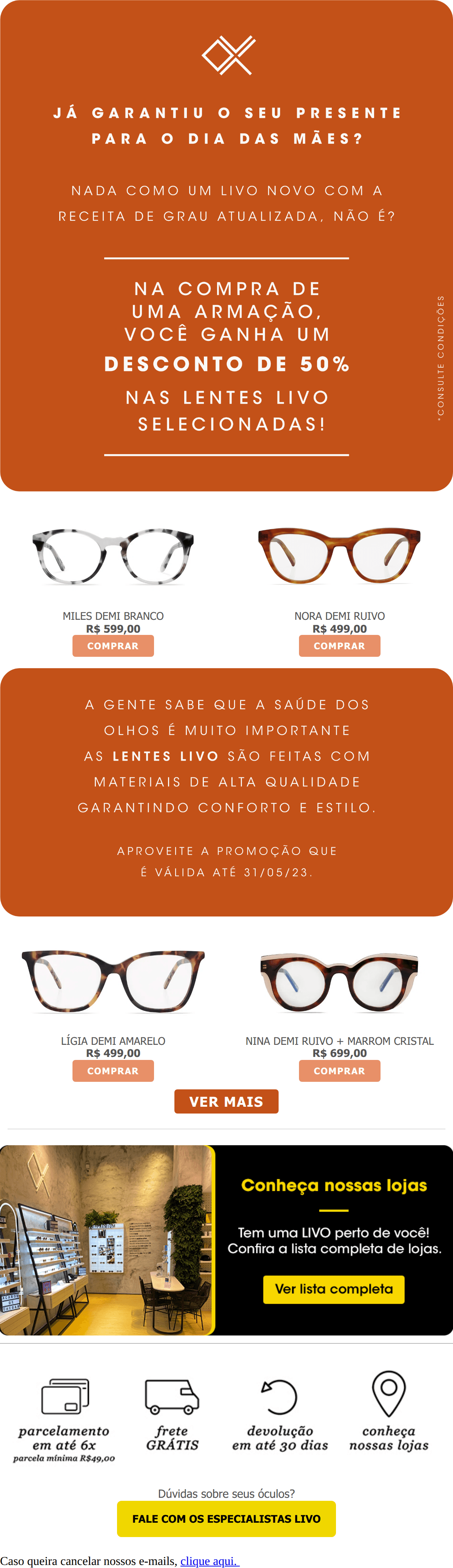 Livo: 🎁 Já garantiu o seu presente para o Dia das Mães? 👀