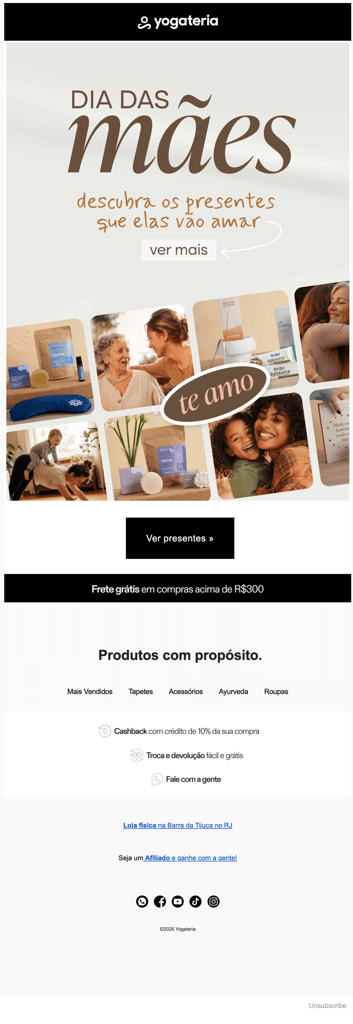 Yogateria: 🎁 Elas merecem mais neste Dia das Mães