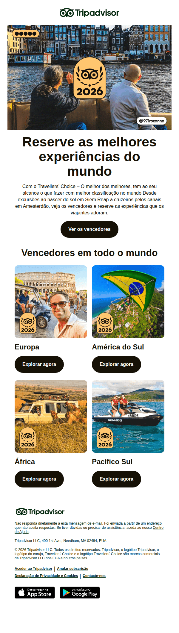 Tripadvisor: As melhores coisas para fazer em todo o mundo