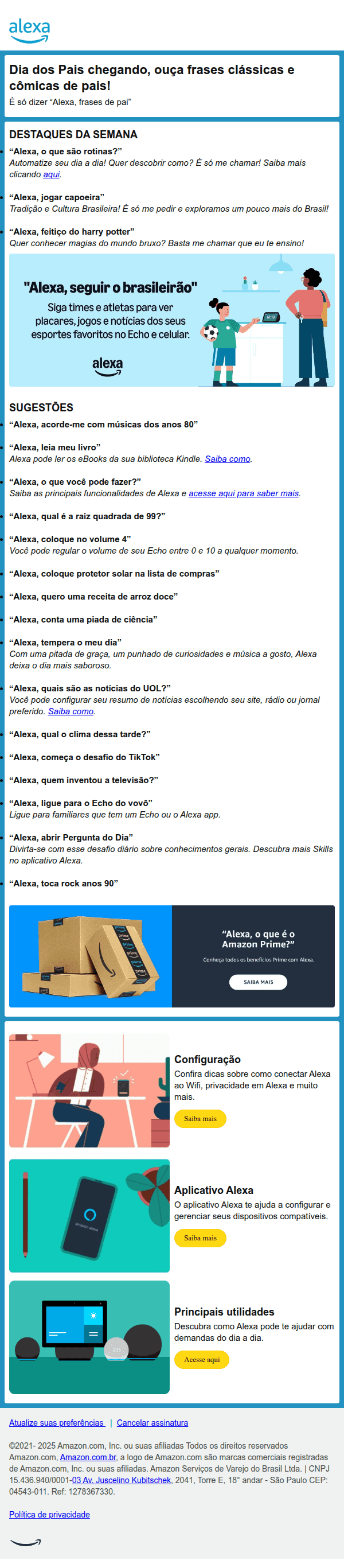 Amazon: Confira Novidades de Alexa