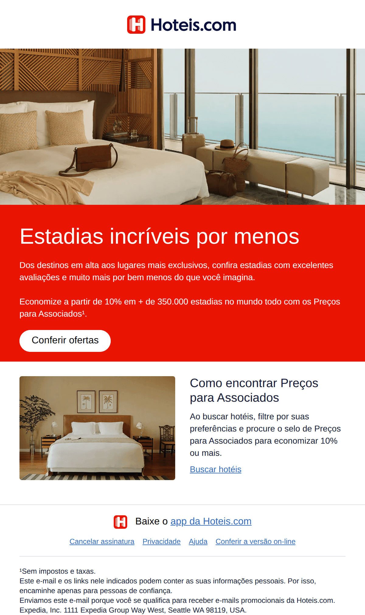 Hoteis.com: Hotéis que oferecem mais por menos