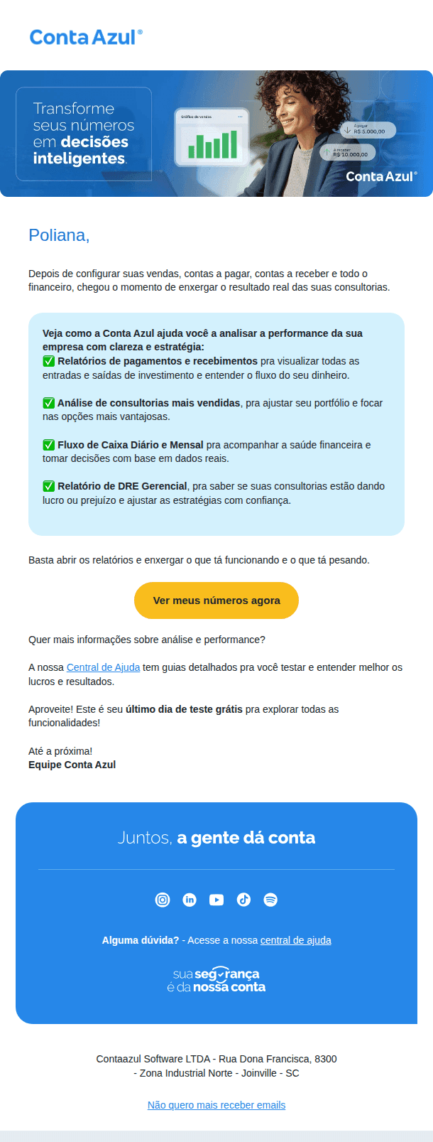 Conta azul: 📈 Saiba se está tendo lucro 🫰 ou prejuízo 📉