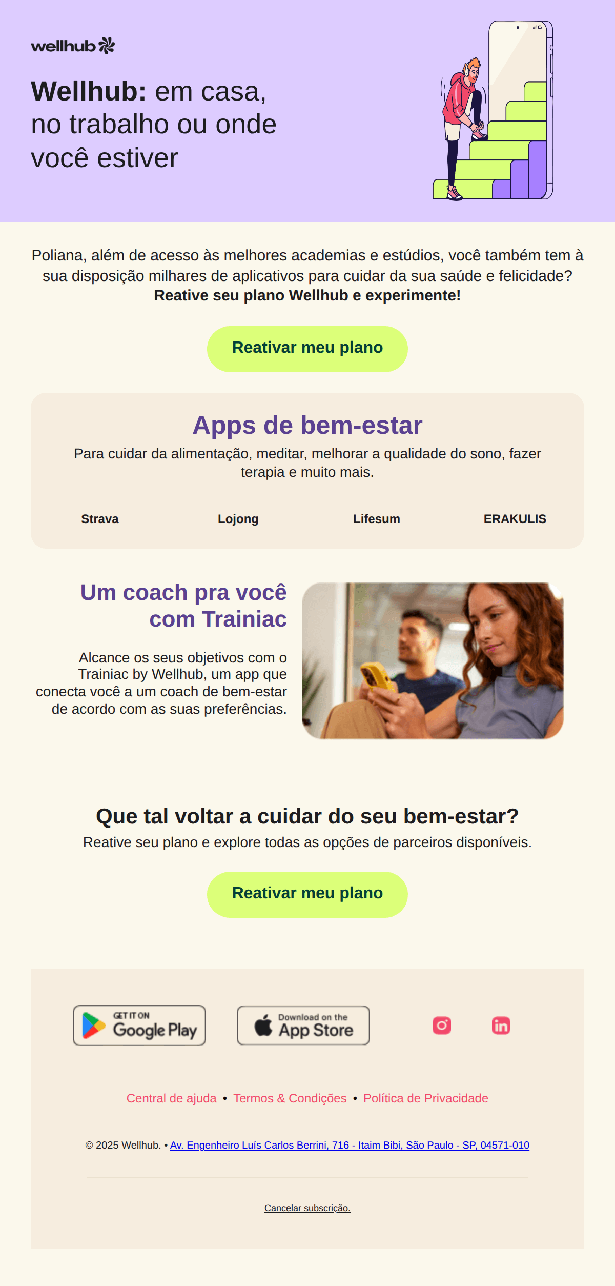 Wellhub: Mais opções para cuidar do seu bem-estar? É para já!