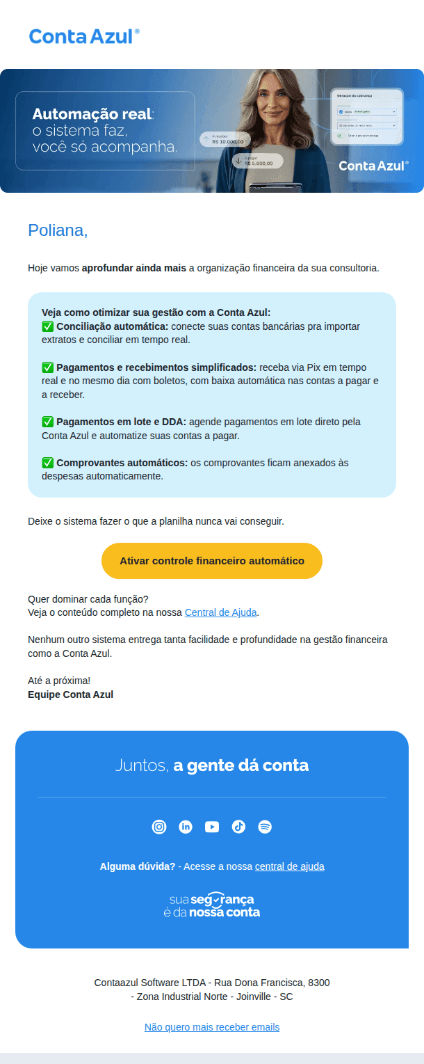Conta azul: 💰 Seu financeiro ainda depende de planilha? Você precisa disso