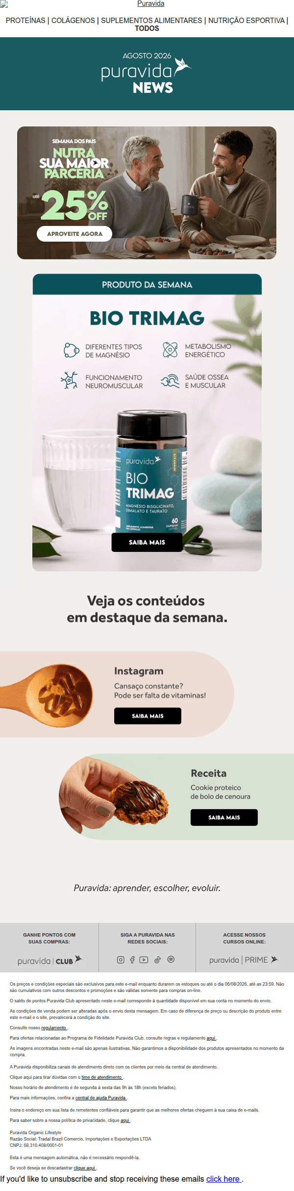 Puravida: Útimo dia da Semana dos Pais!