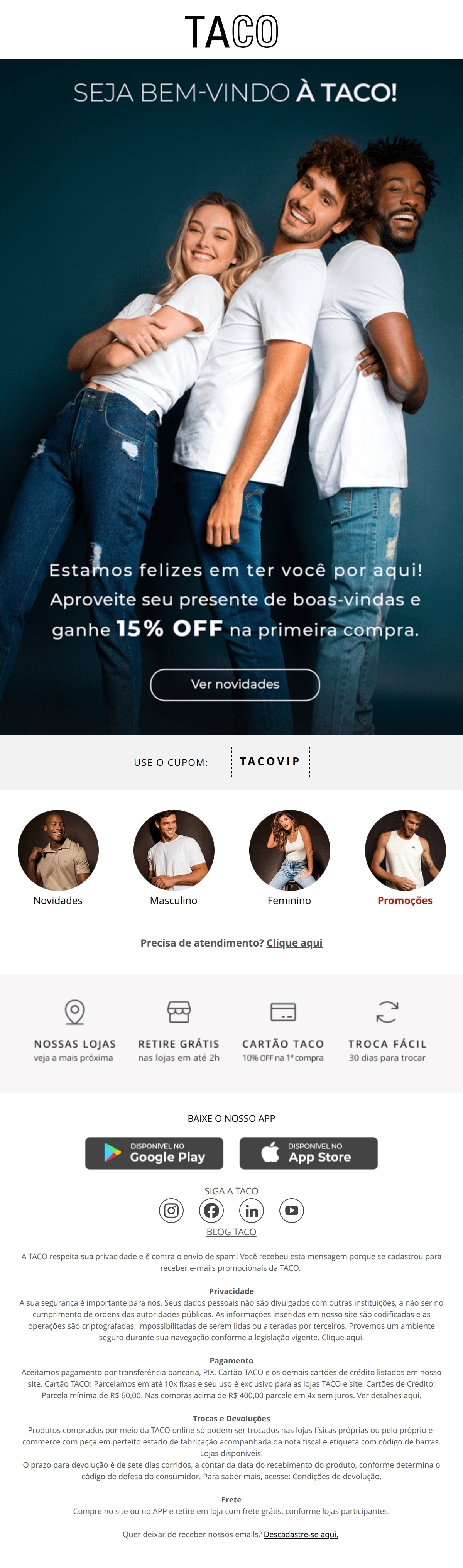 Taco: Seja bem-vindo à TACO! 😉