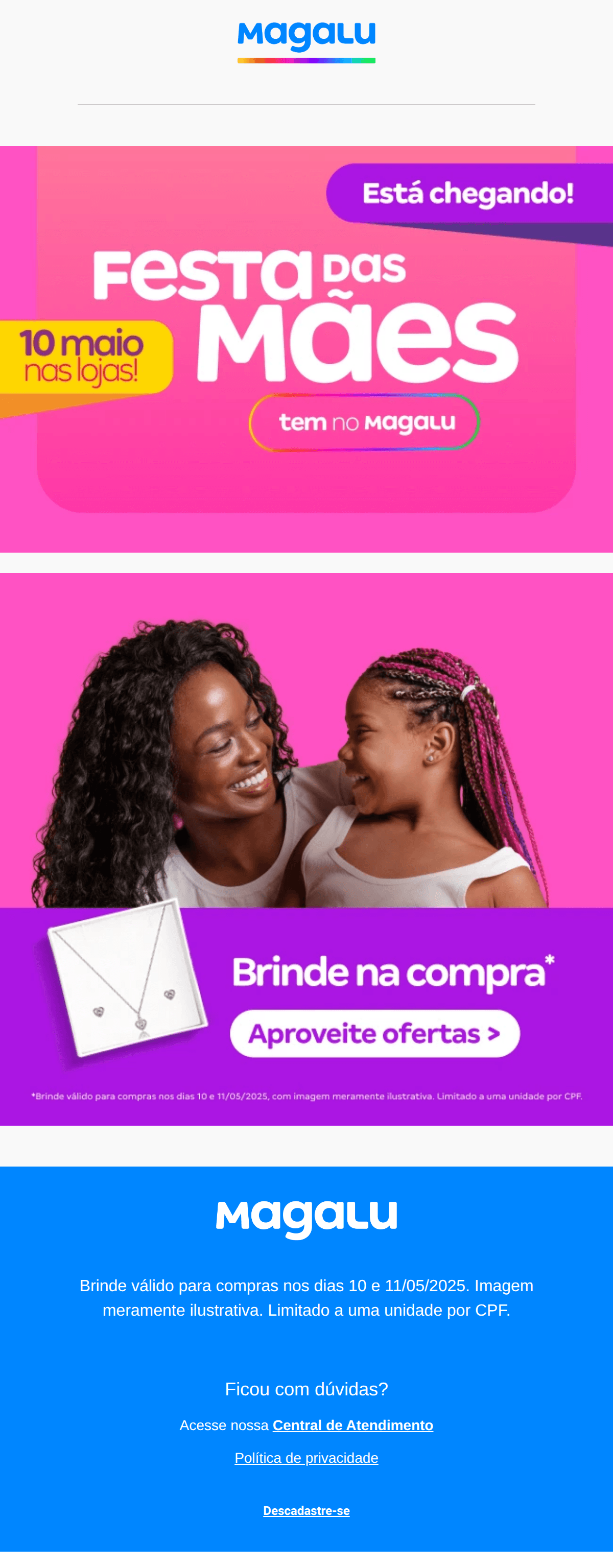 Magalu: O Dia das Mães está chegando no Magalu! 💐