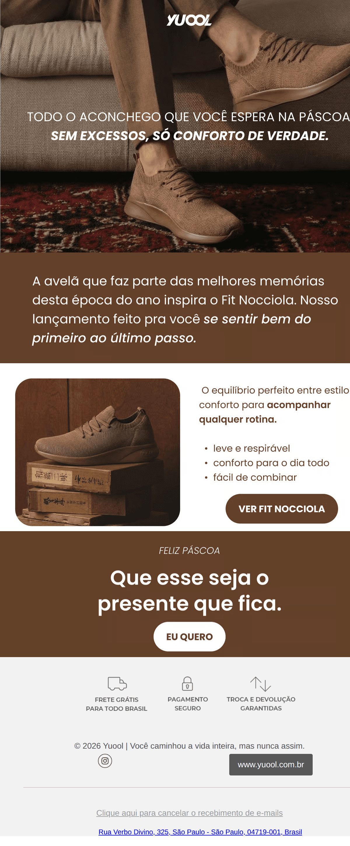 Yuool: A cor da Páscoa chegou por aqui 🤎