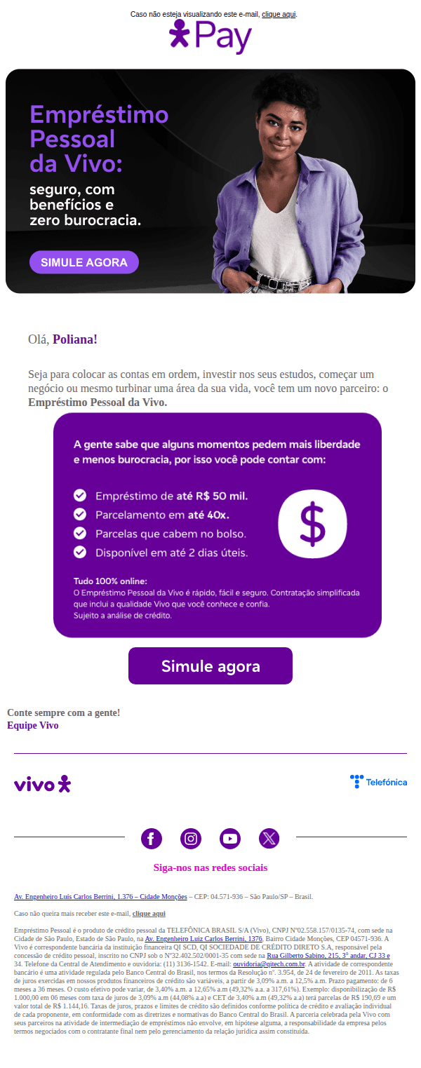 Vivo: Grana extra pra sair do sufoco