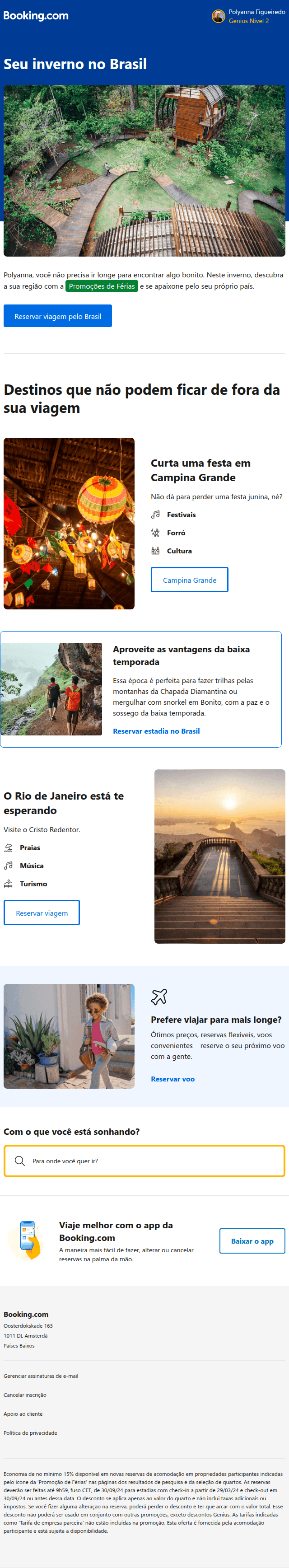 Booking: Descubra a beleza do Brasil 💚💛💙