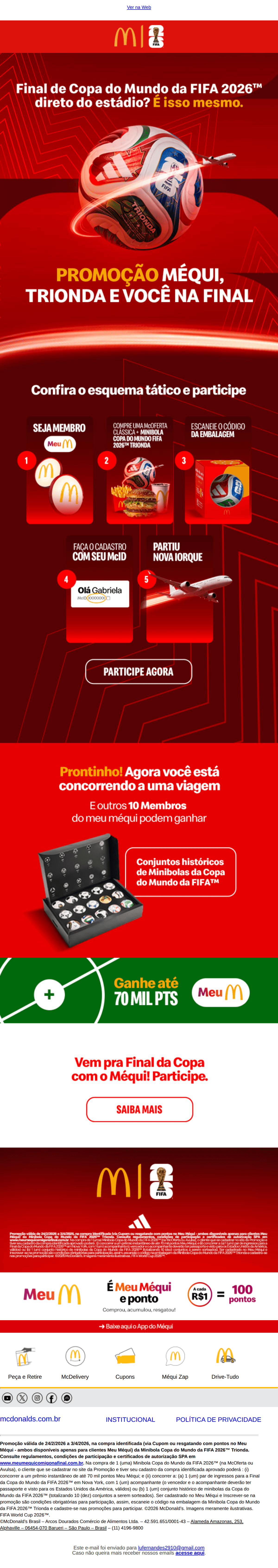 Mcdonalds: Méqui, Trionda e você na final da Copa do Mundo 🍟⚽️🏆