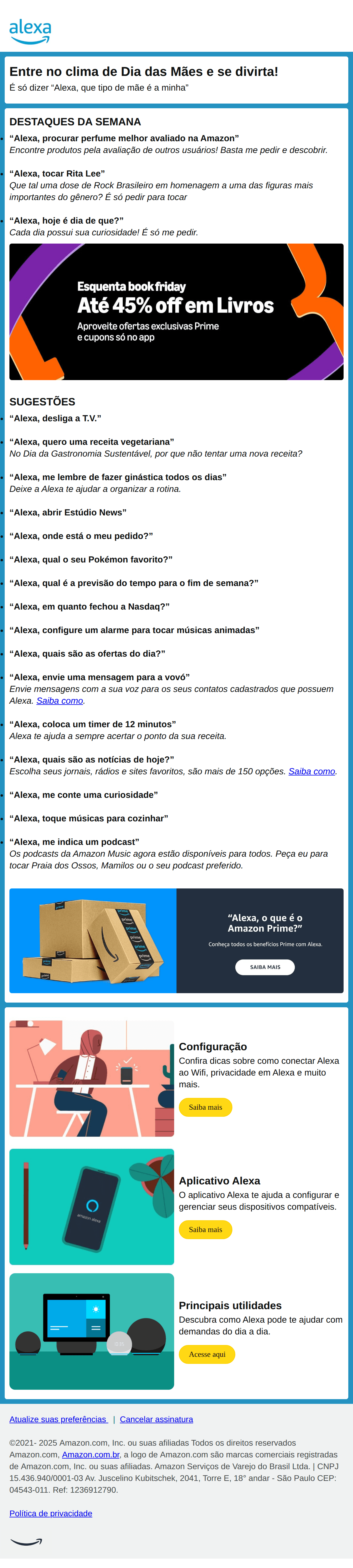 Amazon: Confira Novidades de Alexa