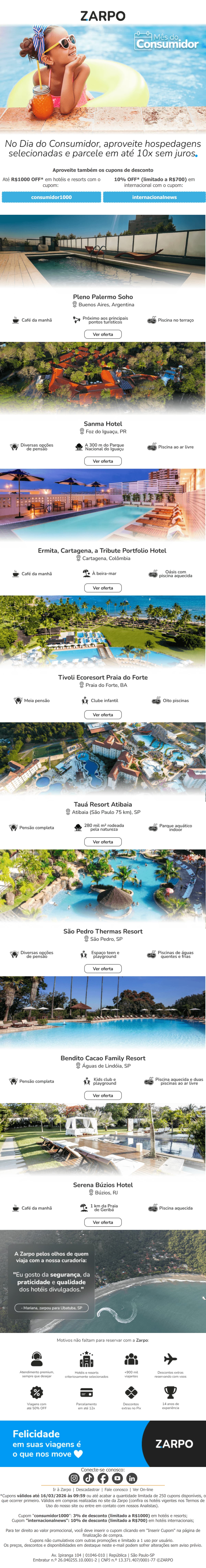 Zarpo: 🎁 Presente Zarpo: um cupom especial