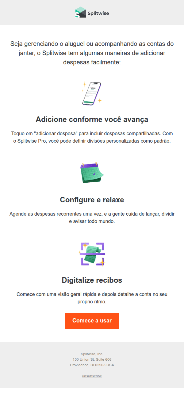 Splitwise: Antes que você esqueça...
