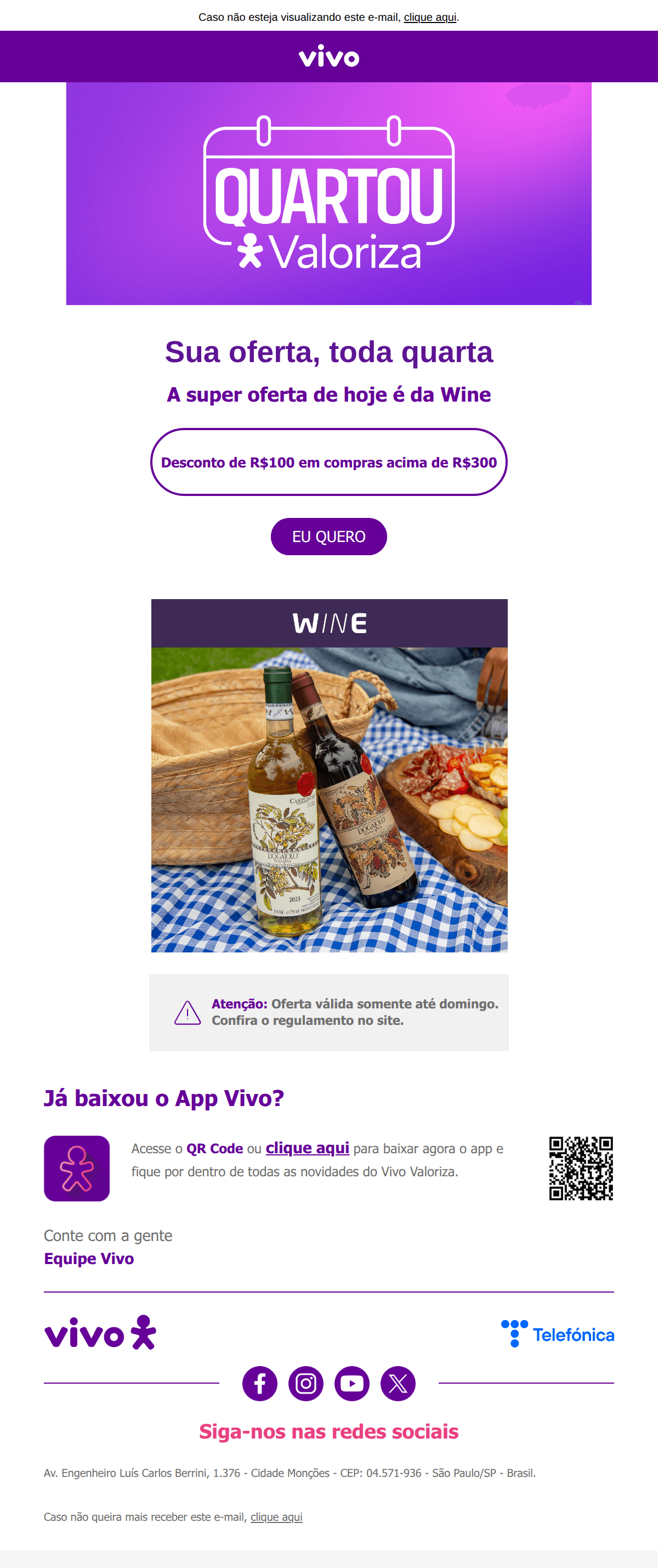 Vivo: Seu bônus de R$100 para a Páscoa chegou!