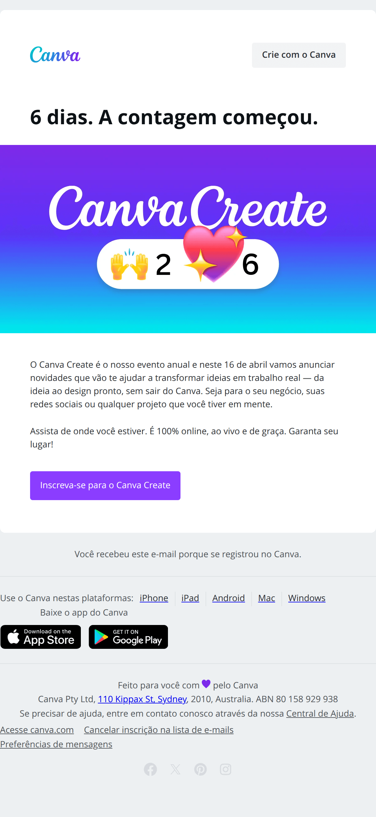 Canva: Você vai querer ver isso ao vivo