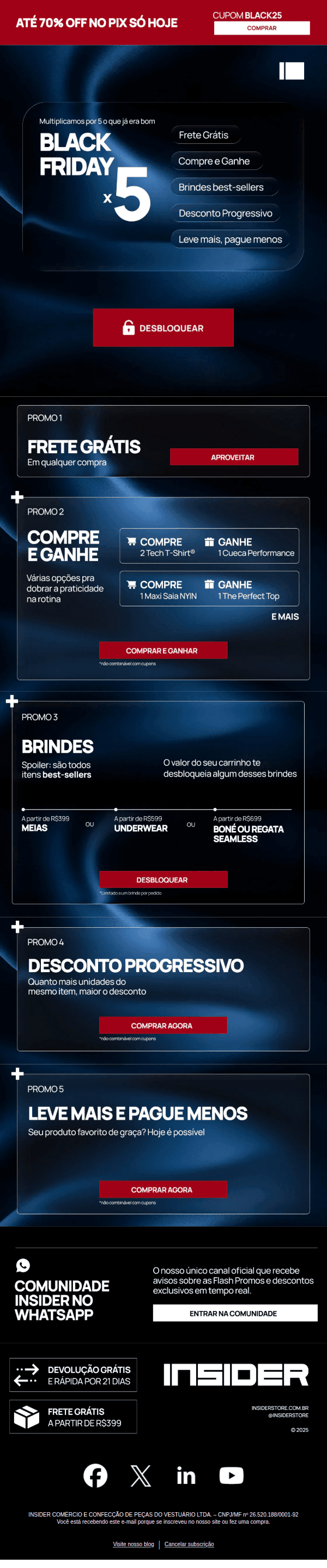 Insider: BLACK FRIDAY 5x MAIOR