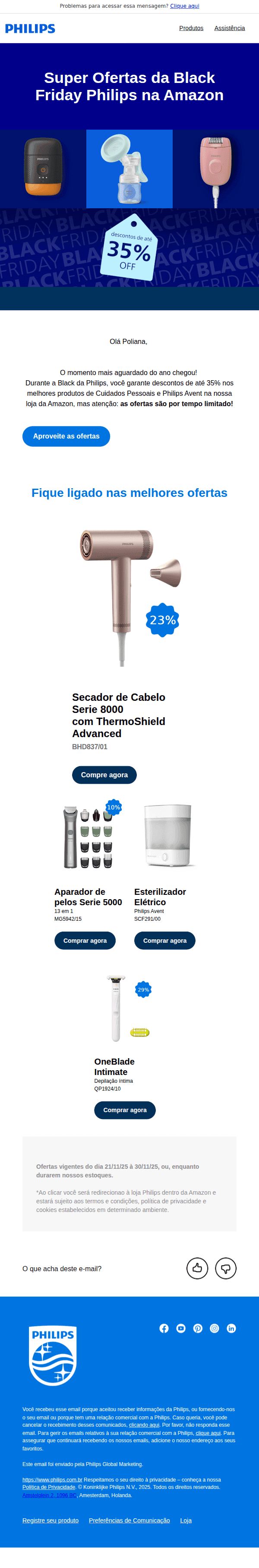 Philips: A Black da Philips começou! 🎉