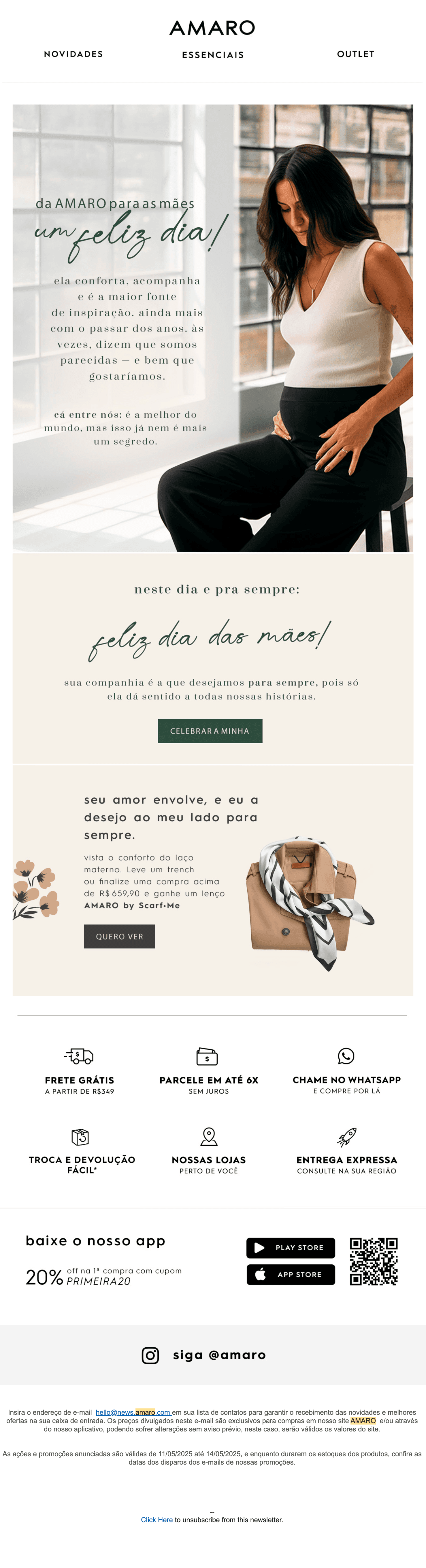 Amaro: Feliz dia das mães para aquelas que são tudo 💐