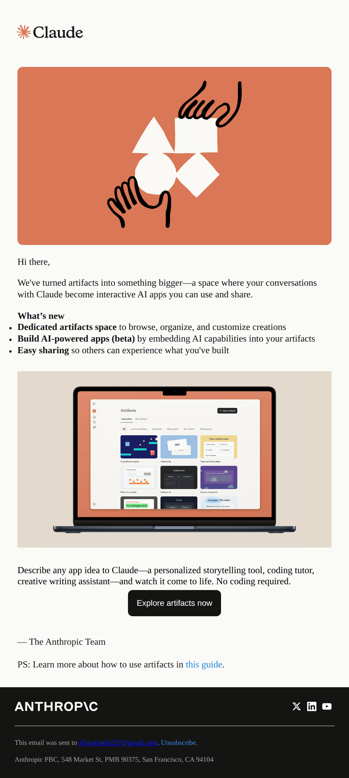 Anthropic: Turn your ideas into AI-powered apps