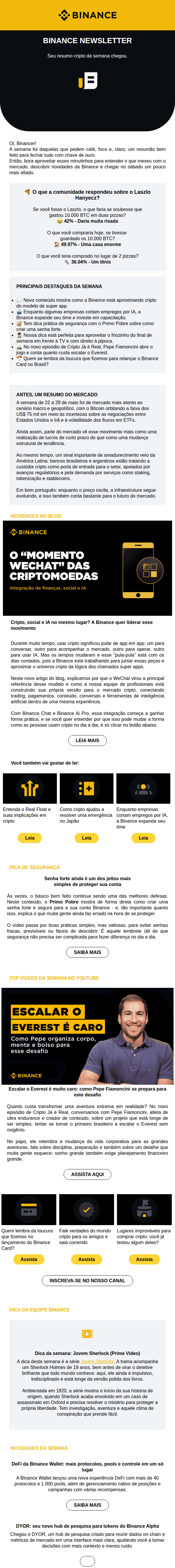 Binance: 🤯 Cripto, social e IA no mesmo lugar?