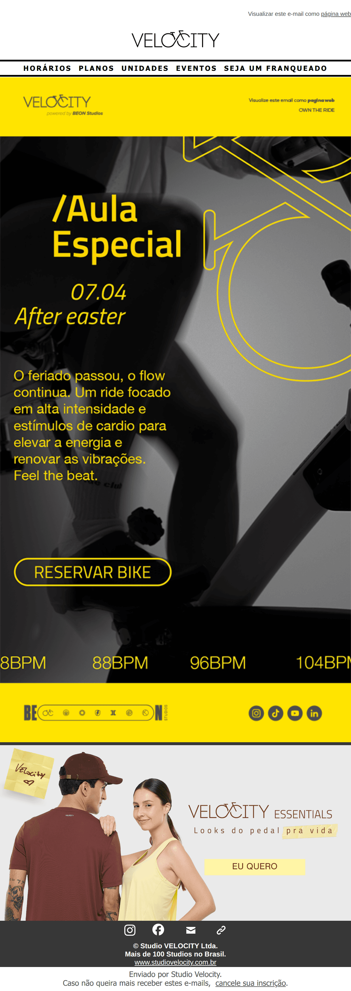 Velocity: Aula Especial - Burn Ride 07/04🚲