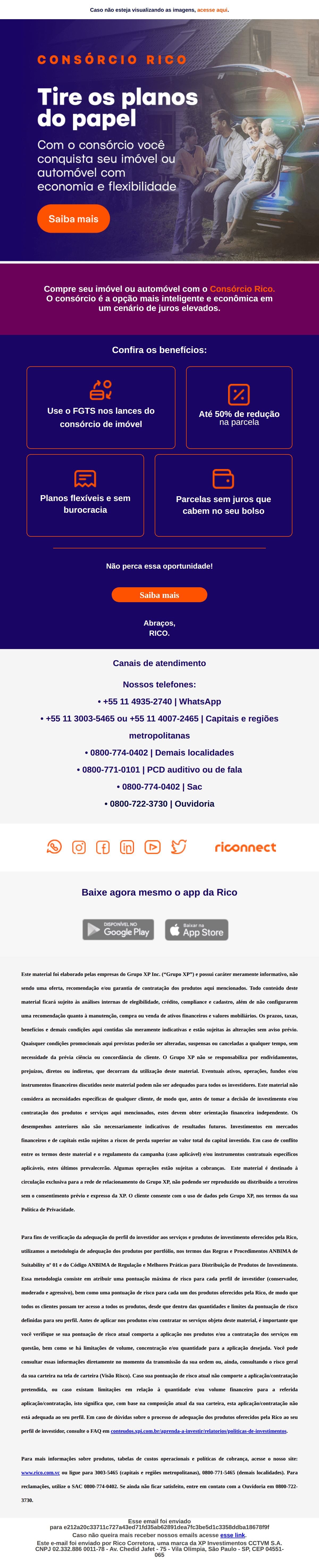 Rico: Já conhece o Consórcio Rico? A melhor opção para aquisição de bens.