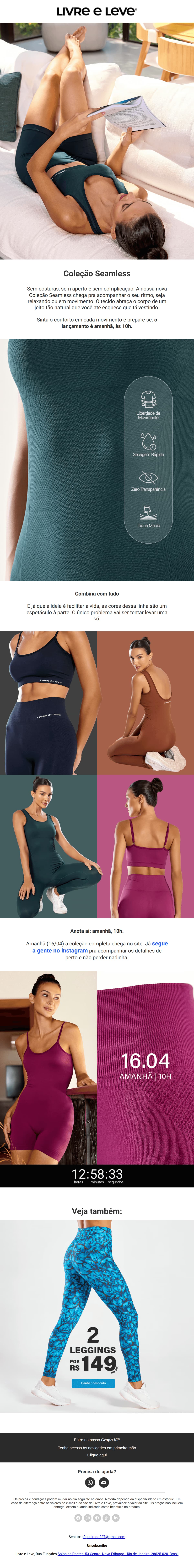 Livre e leve: Alarme para amanhã às 10h ⏰