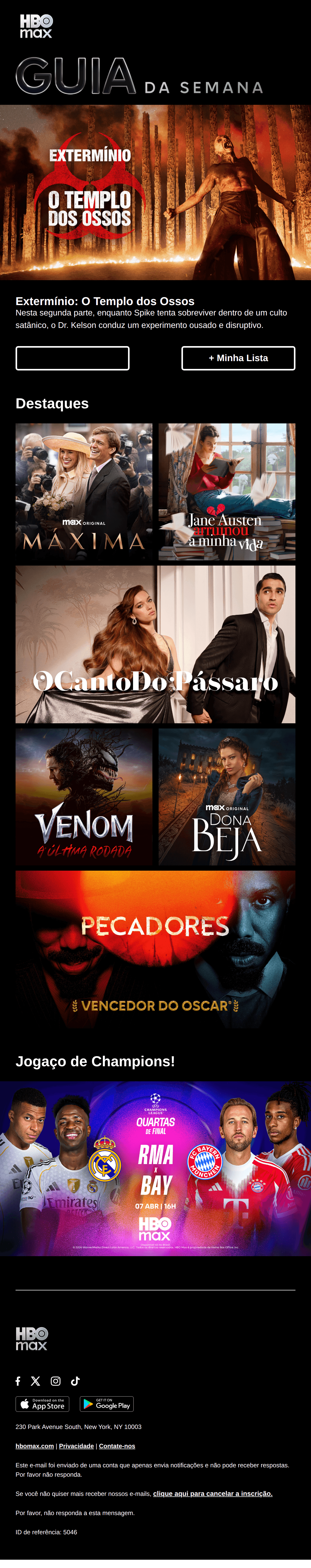 HBO Max: Chegou o seu guia para o fim de semana! 🍿