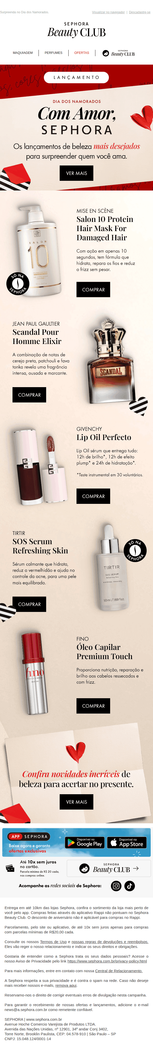 Sephora: Novidades para presentear 💘
