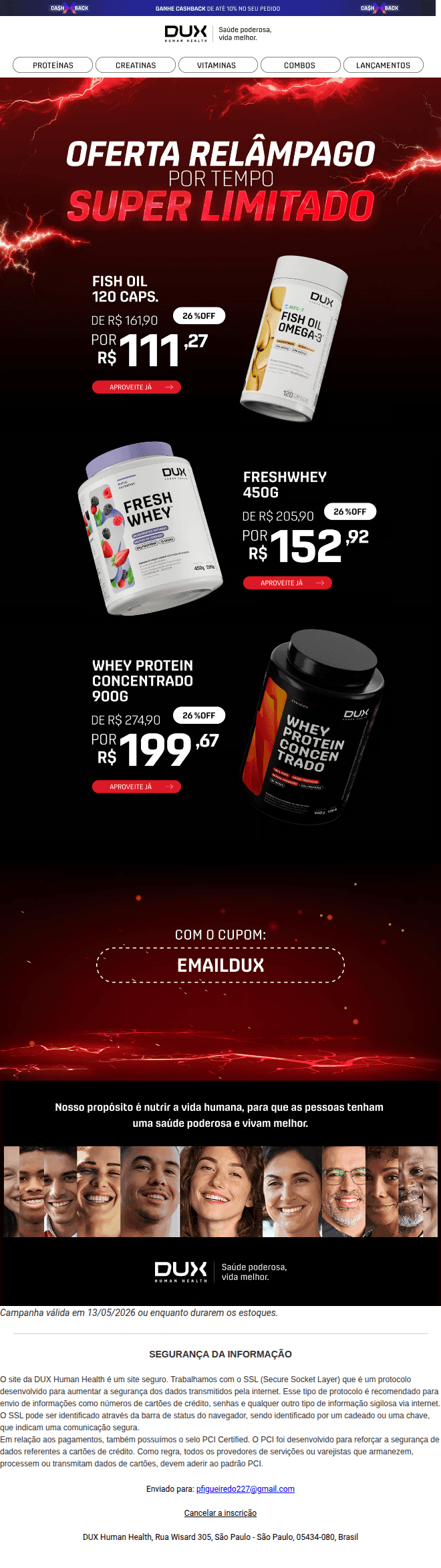 Dux: 💥PRORROGADO: Oferta relâmpago