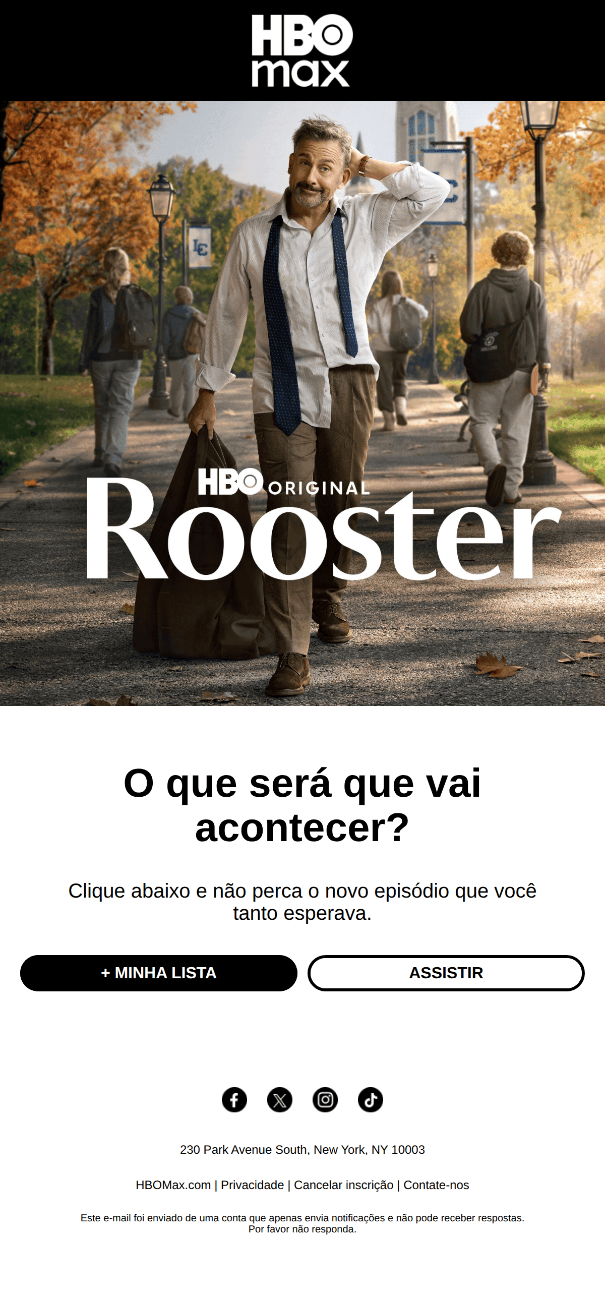 Hbo max: Tem novo episódio de ROOSTER!